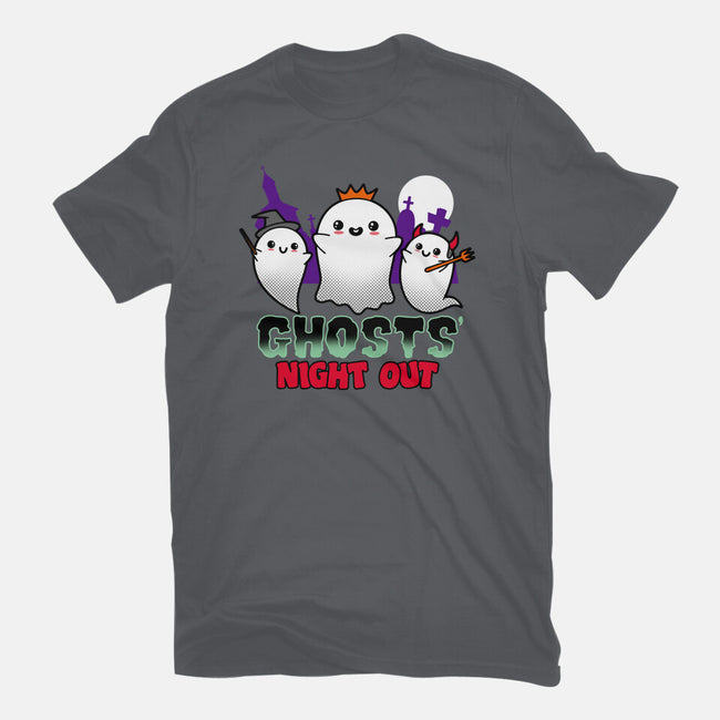 Ghosts Night Out-womens basic tee-Boggs Nicolas