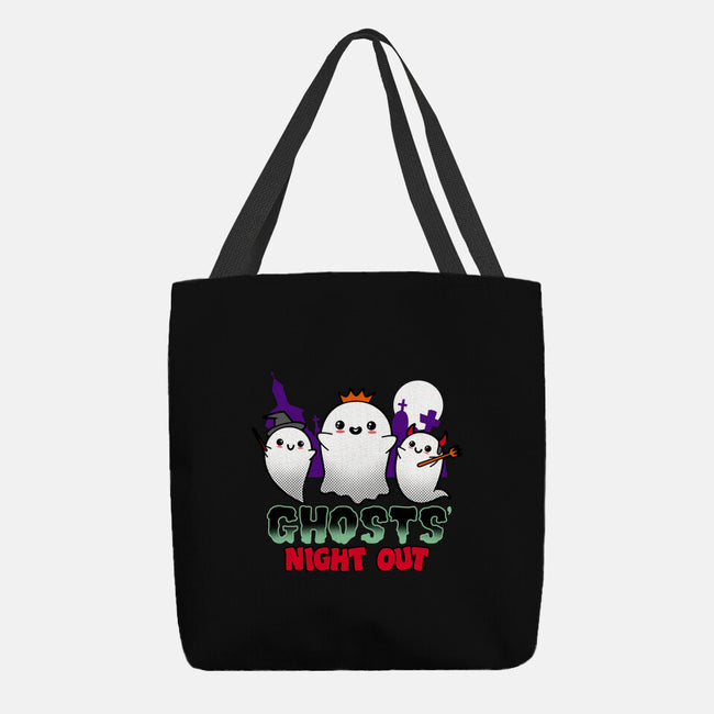 Ghosts Night Out-none basic tote bag-Boggs Nicolas