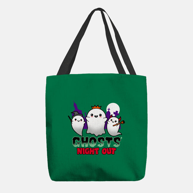 Ghosts Night Out-none basic tote bag-Boggs Nicolas