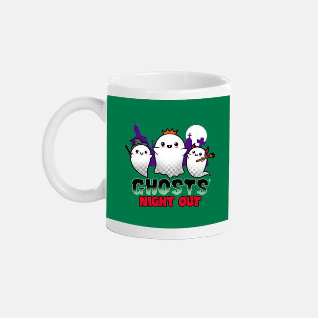 Ghosts Night Out-none mug drinkware-Boggs Nicolas