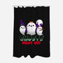 Ghosts Night Out-none polyester shower curtain-Boggs Nicolas