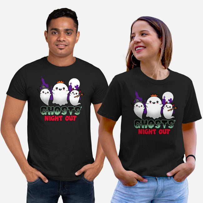 Ghosts Night Out-unisex basic tee-Boggs Nicolas