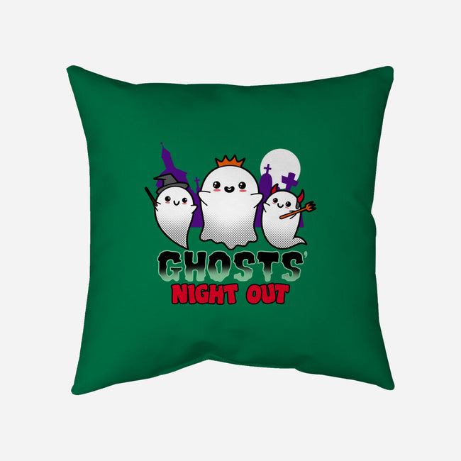 Ghosts Night Out-none removable cover w insert throw pillow-Boggs Nicolas