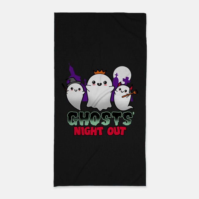 Ghosts Night Out-none beach towel-Boggs Nicolas