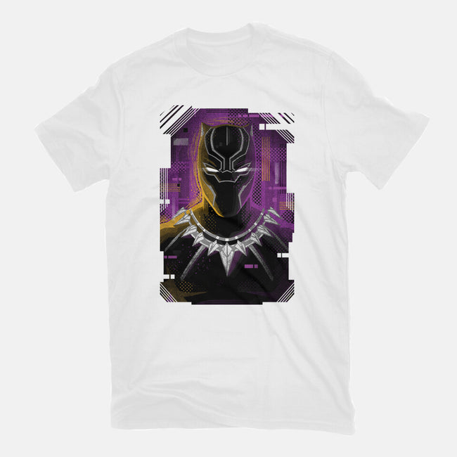 Glitch Panther-womens basic tee-danielmorris1993
