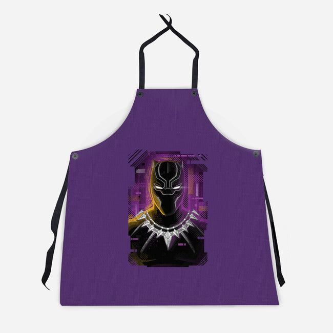 Glitch Panther-unisex kitchen apron-danielmorris1993