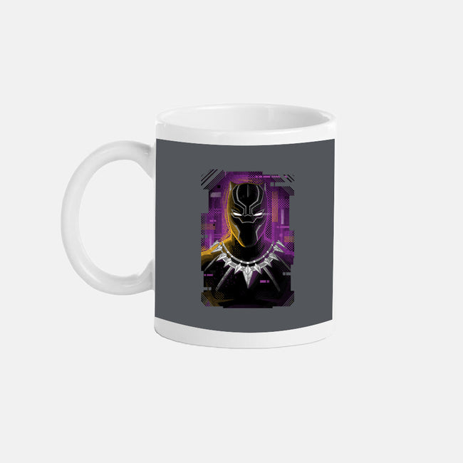 Glitch Panther-none mug drinkware-danielmorris1993