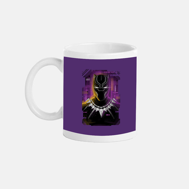 Glitch Panther-none mug drinkware-danielmorris1993