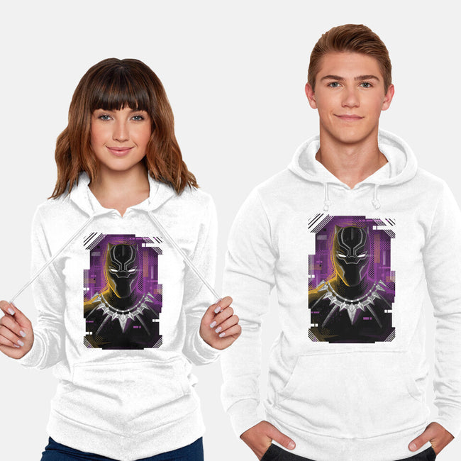 Glitch Panther-unisex pullover sweatshirt-danielmorris1993