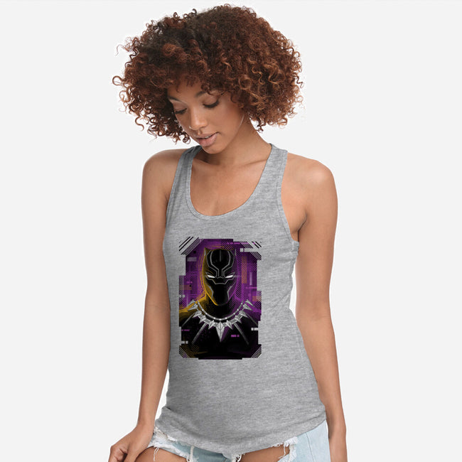 Glitch Panther-womens racerback tank-danielmorris1993