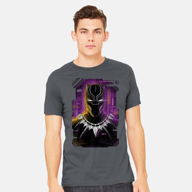 Glitch Panther-mens heavyweight tee-danielmorris1993
