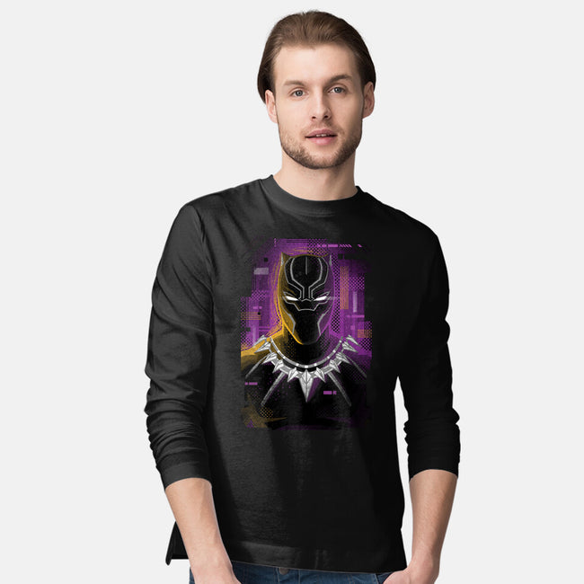 Glitch Panther-mens long sleeved tee-danielmorris1993