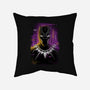 Glitch Panther-none removable cover throw pillow-danielmorris1993