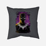 Glitch Panther-none removable cover throw pillow-danielmorris1993