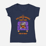 Halloween Movies-womens v-neck tee-krisren28