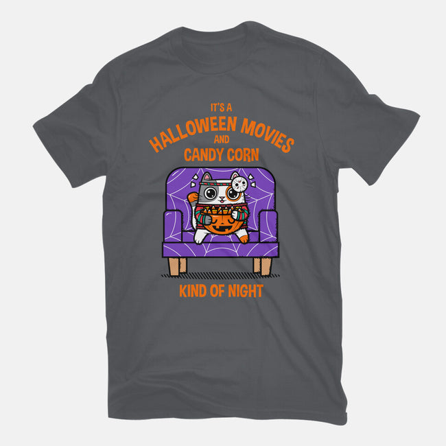 Halloween Movies-womens basic tee-krisren28