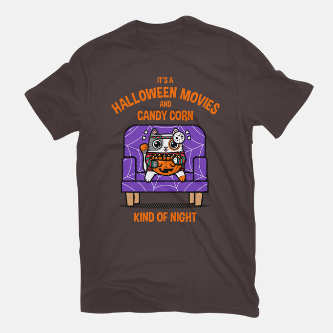 Halloween Movies-womens basic tee-krisren28