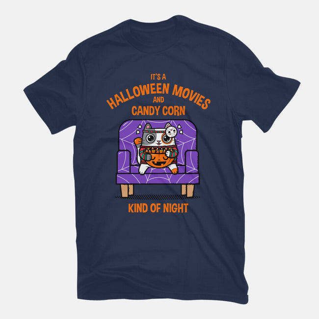 Halloween Movies-womens basic tee-krisren28