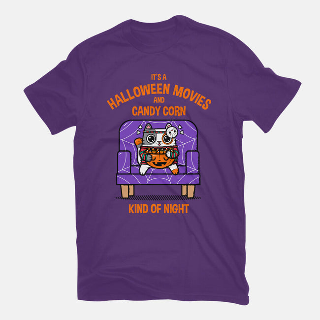 Halloween Movies-womens basic tee-krisren28