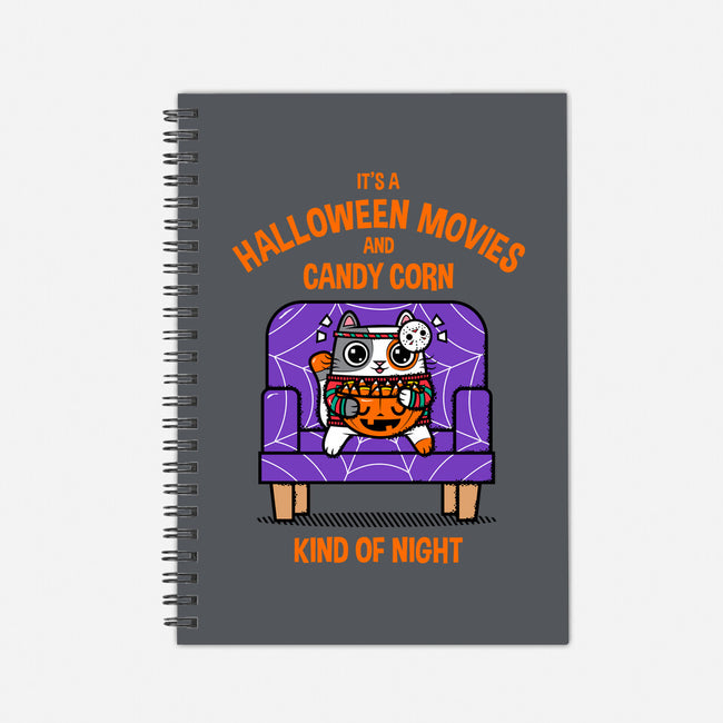 Halloween Movies-none dot grid notebook-krisren28