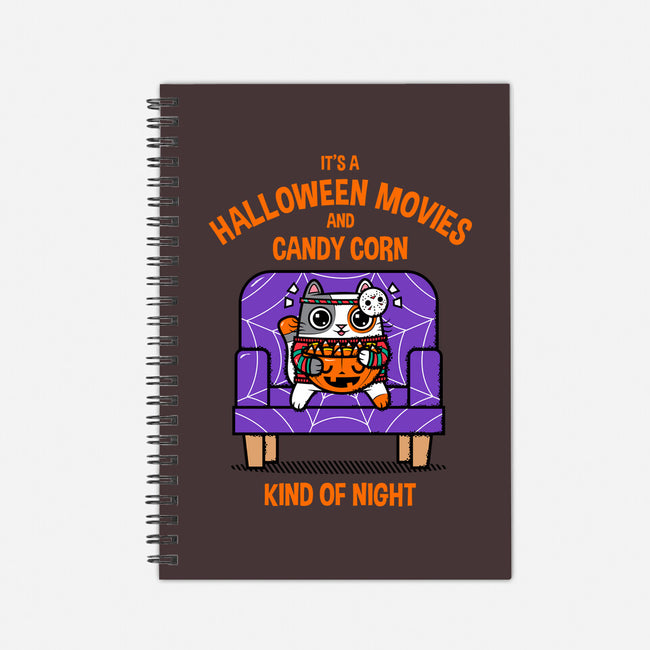 Halloween Movies-none dot grid notebook-krisren28
