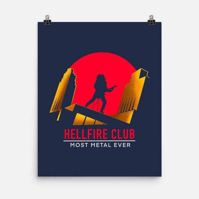 Hellfire Most Metal Ever-none matte poster-Gomsky