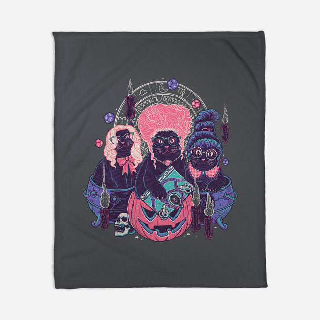 Hocus Pawcus-none fleece blanket-momma_gorilla