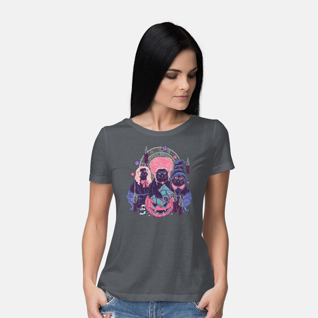 Hocus Pawcus-womens basic tee-momma_gorilla