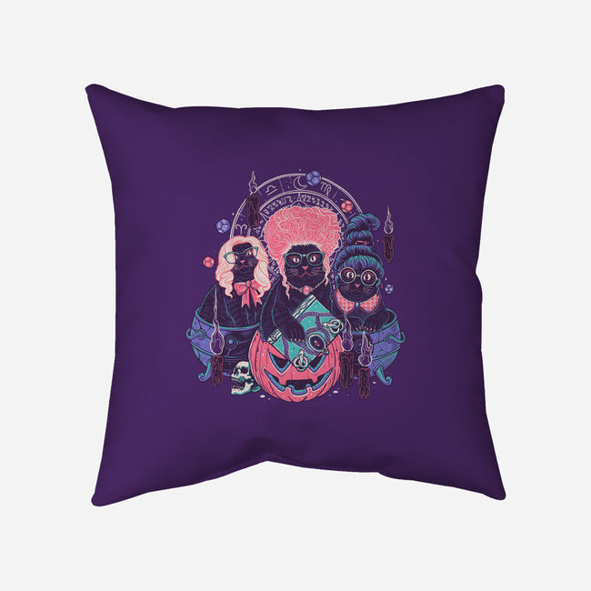 Hocus Pawcus-none removable cover w insert throw pillow-momma_gorilla