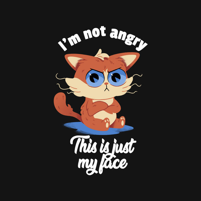 I’m Not Angry-cat basic pet tank-FunkVampire