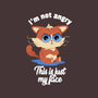 I’m Not Angry-none basic tote bag-FunkVampire