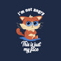 I’m Not Angry-none zippered laptop sleeve-FunkVampire