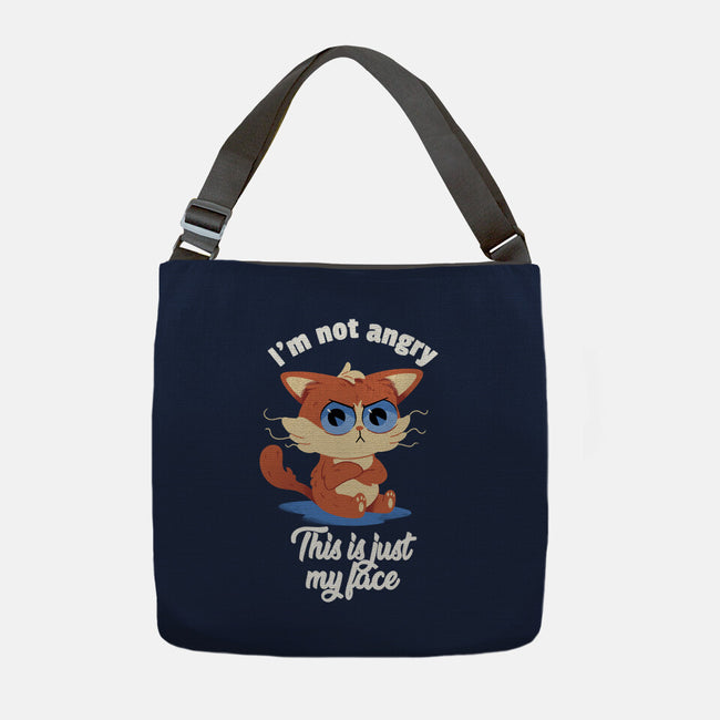 I’m Not Angry-none adjustable tote bag-FunkVampire