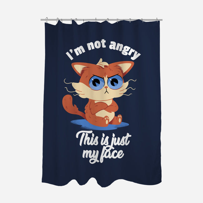 I’m Not Angry-none polyester shower curtain-FunkVampire