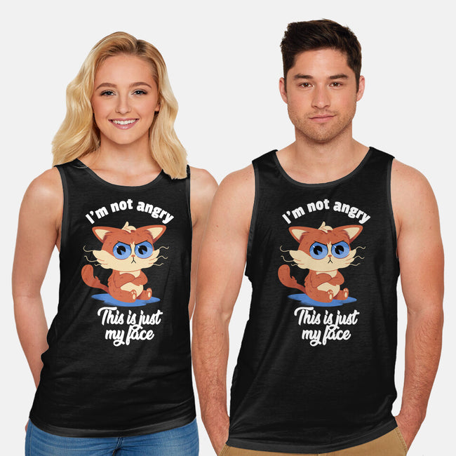 I’m Not Angry-unisex basic tank-FunkVampire