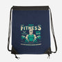 Jason's Fitness-none drawstring bag-teesgeex