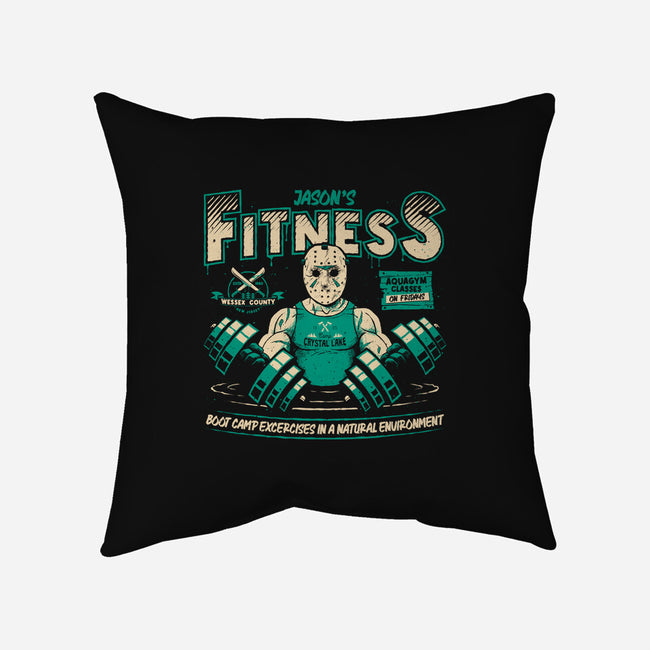 Jason's Fitness-none removable cover throw pillow-teesgeex