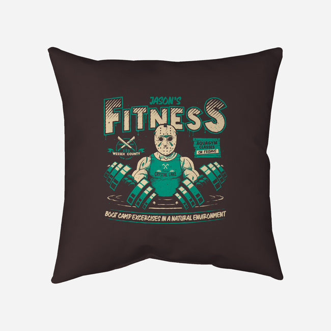 Jason's Fitness-none removable cover throw pillow-teesgeex