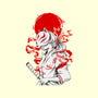 Kitsune Samurai Girl-none glossy sticker-Faissal Thomas