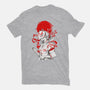 Kitsune Samurai Girl-womens basic tee-Faissal Thomas