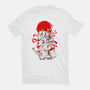Kitsune Samurai Girl-womens basic tee-Faissal Thomas