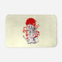 Kitsune Samurai Girl-none memory foam bath mat-Faissal Thomas