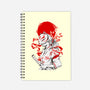 Kitsune Samurai Girl-none dot grid notebook-Faissal Thomas