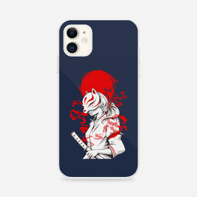 Kitsune Samurai Girl-iphone snap phone case-Faissal Thomas