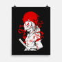 Kitsune Samurai Girl-none matte poster-Faissal Thomas