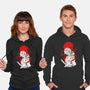 Kitsune Samurai Girl-unisex pullover sweatshirt-Faissal Thomas