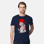 Kitsune Samurai Girl-mens premium tee-Faissal Thomas