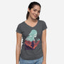 Master And Apprentice-womens v-neck tee-RamenBoy