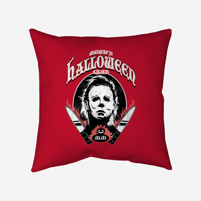 Mikey's Halloween Club-none removable cover throw pillow-palmstreet