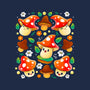 Mushroom-unisex basic tee-Vallina84